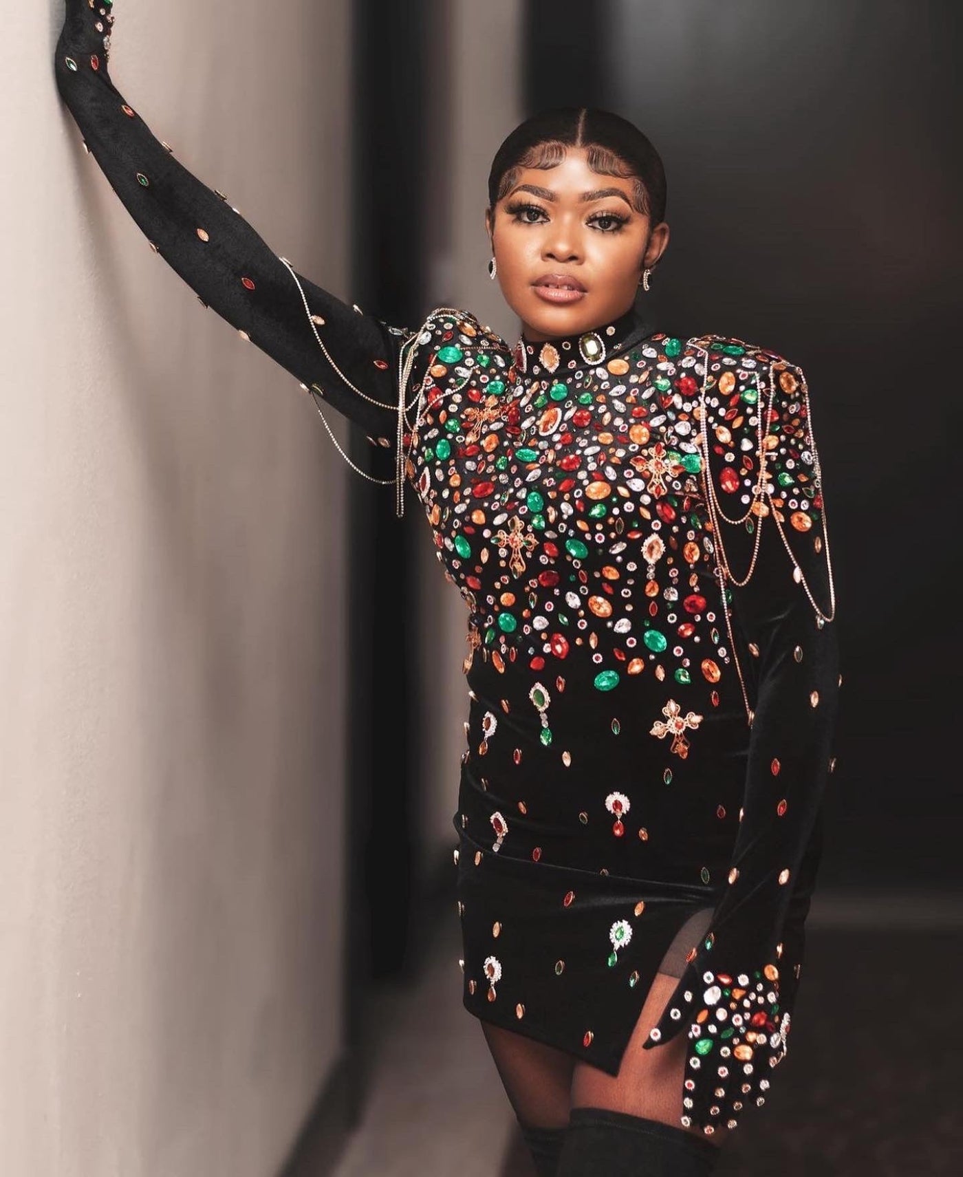 [product_title] – luxury [product_type] with glamorous details – perfect for birthday, red carpet, or girls’ night out | Angel Brinks Fashion