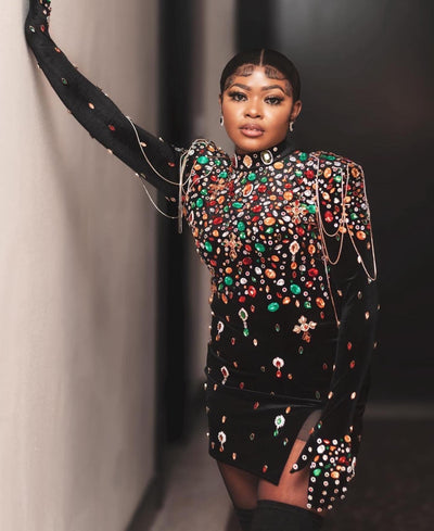 [product_title] – luxury [product_type] with glamorous details – perfect for birthday, red carpet, or girls’ night out | Angel Brinks Fashion