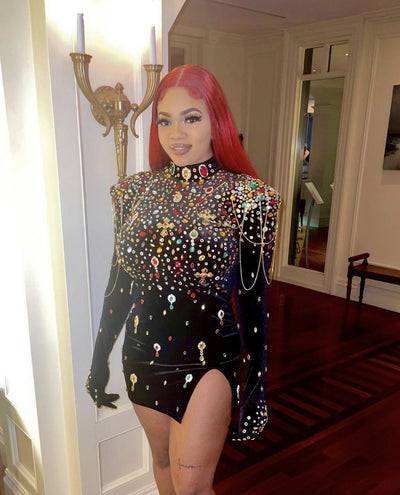 [product_title] – luxury [product_type] with glamorous details – perfect for birthday, red carpet, or girls’ night out | Angel Brinks Fashion