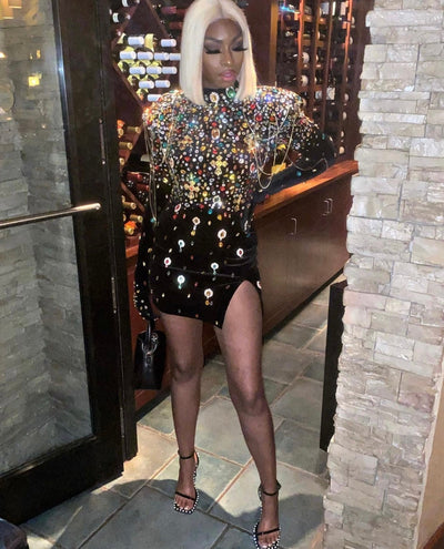 [product_title] – luxury [product_type] with glamorous details – perfect for birthday, red carpet, or girls’ night out | Angel Brinks Fashion