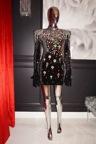 [product_title] – luxury [product_type] with glamorous details – perfect for birthday, red carpet, or girls’ night out | Angel Brinks Fashion