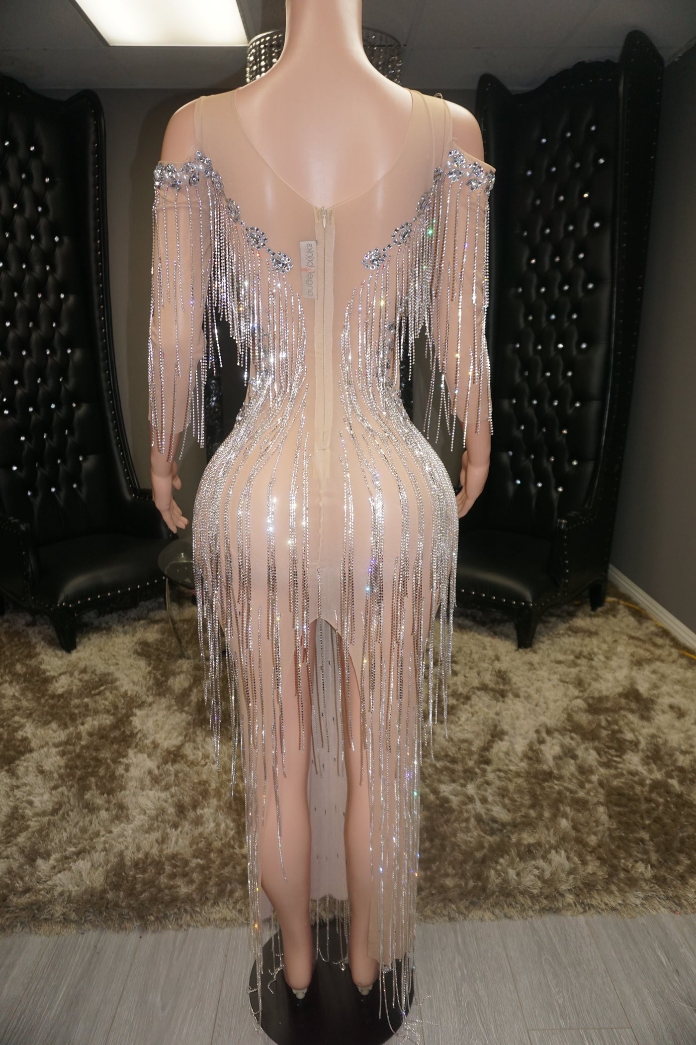 [product_title] – luxury [product_type] with glamorous details – perfect for birthday, red carpet, or girls’ night out | Angel Brinks Fashion