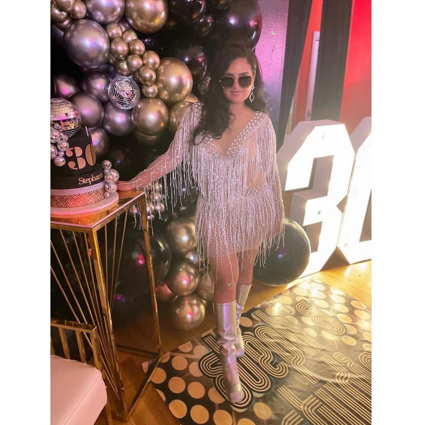 [product_title] – luxury [product_type] with glamorous details – perfect for birthday, red carpet, or girls’ night out | Angel Brinks Fashion