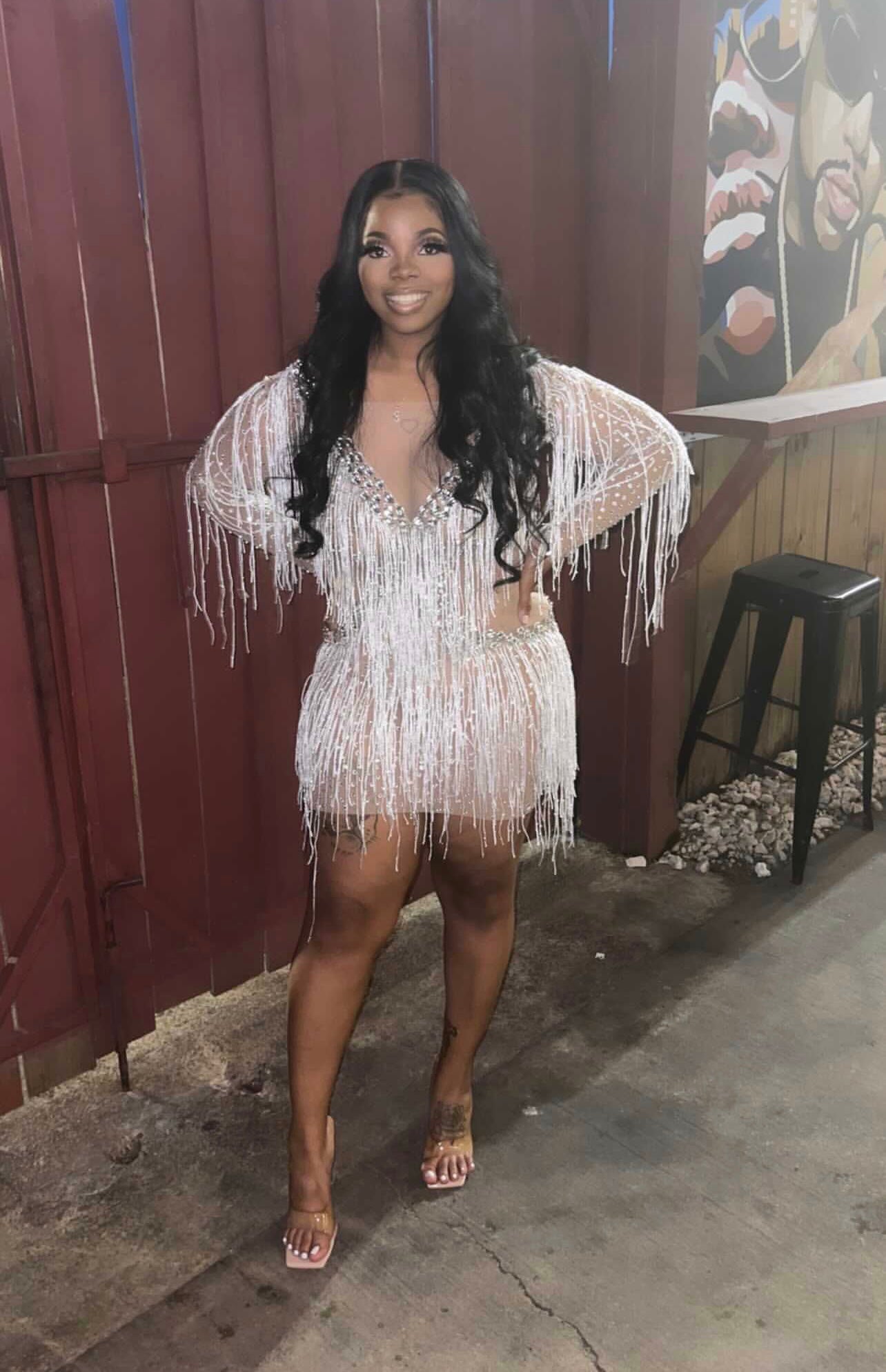 [product_title] – luxury [product_type] with glamorous details – perfect for birthday, red carpet, or girls’ night out | Angel Brinks Fashion