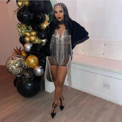 [product_title] – luxury [product_type] with glamorous details – perfect for birthday, red carpet, or girls’ night out | Angel Brinks Fashion