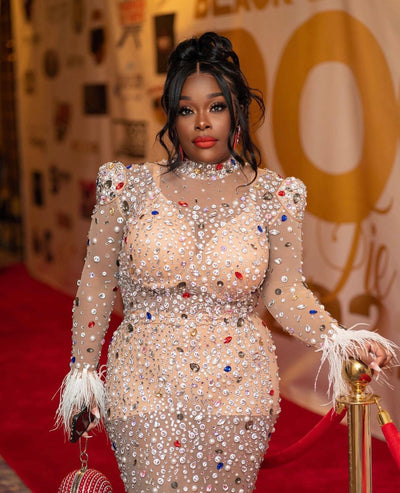 [product_title] – luxury [product_type] with glamorous details – perfect for birthday, red carpet, or girls’ night out | Angel Brinks Fashion