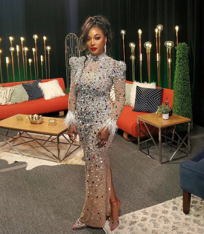 [product_title] – luxury [product_type] with glamorous details – perfect for birthday, red carpet, or girls’ night out | Angel Brinks Fashion