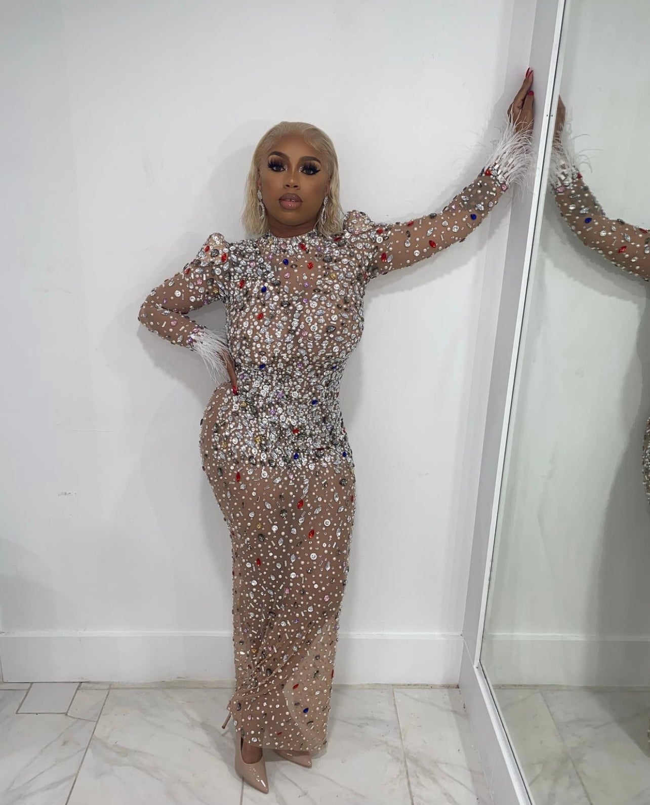 [product_title] – luxury [product_type] with glamorous details – perfect for birthday, red carpet, or girls’ night out | Angel Brinks Fashion