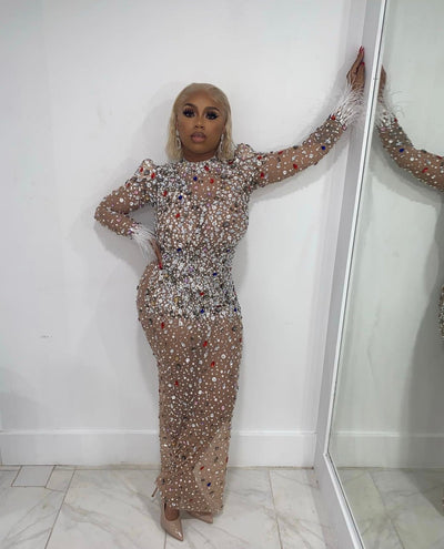 [product_title] – luxury [product_type] with glamorous details – perfect for birthday, red carpet, or girls’ night out | Angel Brinks Fashion