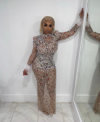 [product_title] – luxury [product_type] with glamorous details – perfect for birthday, red carpet, or girls’ night out | Angel Brinks Fashion