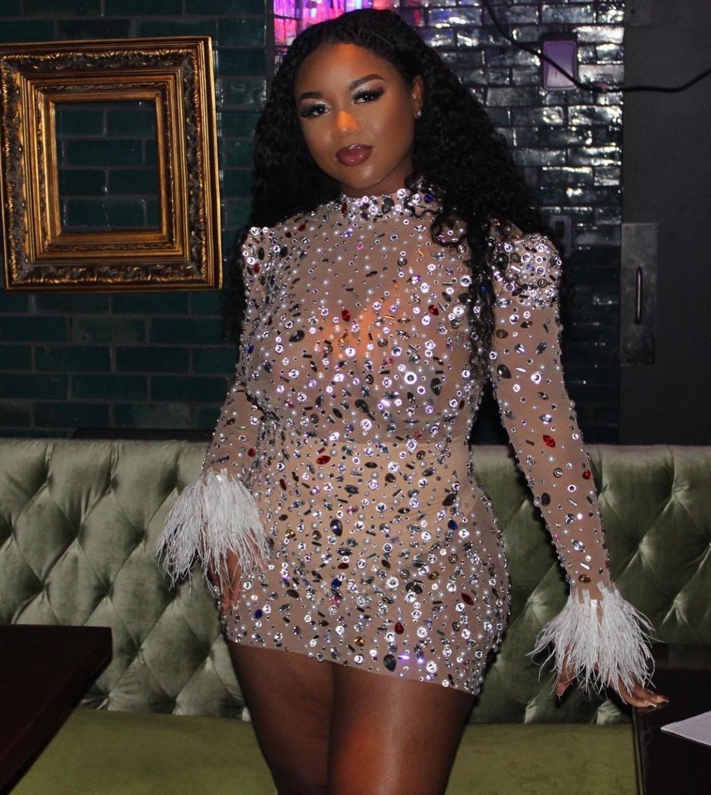 [product_title] – luxury [product_type] with glamorous details – perfect for birthday, red carpet, or girls’ night out | Angel Brinks Fashion