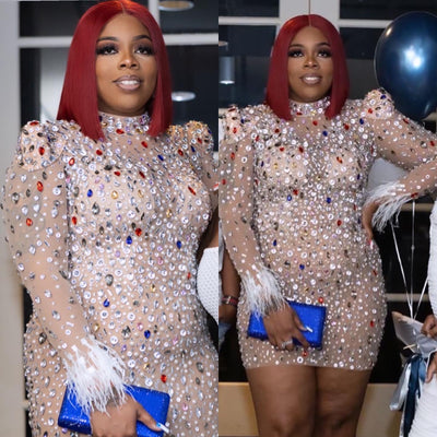 [product_title] – luxury [product_type] with glamorous details – perfect for birthday, red carpet, or girls’ night out | Angel Brinks Fashion