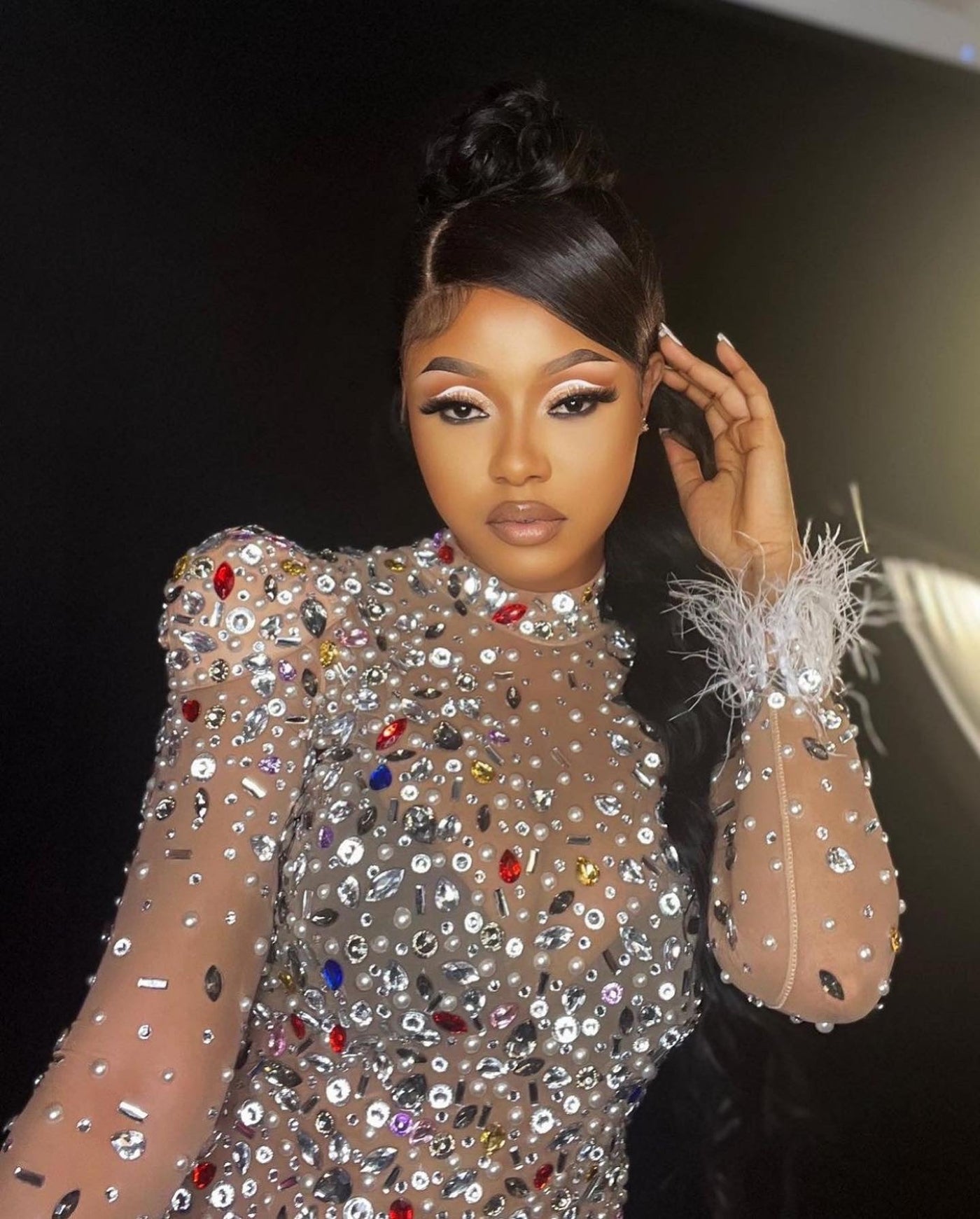 [product_title] – luxury [product_type] with glamorous details – perfect for birthday, red carpet, or girls’ night out | Angel Brinks Fashion