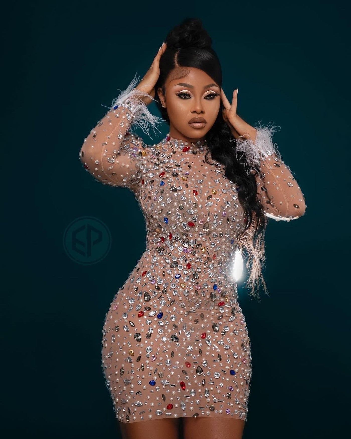[product_title] – luxury [product_type] with glamorous details – perfect for birthday, red carpet, or girls’ night out | Angel Brinks Fashion