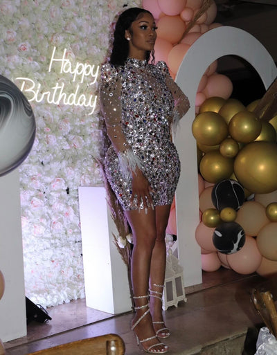 [product_title] – luxury [product_type] with glamorous details – perfect for birthday, red carpet, or girls’ night out | Angel Brinks Fashion