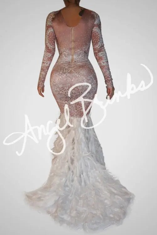 [product_title] – luxury [product_type] with glamorous details – perfect for birthday, red carpet, or girls’ night out | Angel Brinks Fashion