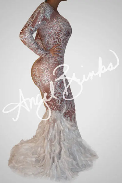 [product_title] – luxury [product_type] with glamorous details – perfect for birthday, red carpet, or girls’ night out | Angel Brinks Fashion