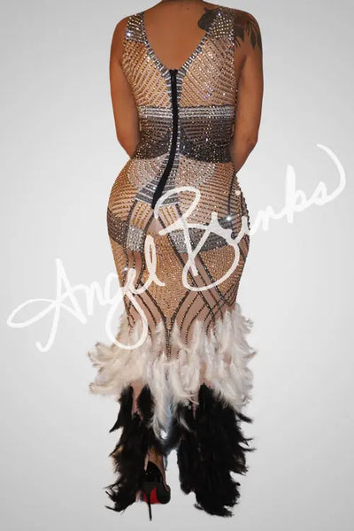 [product_title] – luxury [product_type] with glamorous details – perfect for birthday, red carpet, or girls’ night out | Angel Brinks Fashion