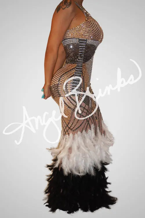 [product_title] – luxury [product_type] with glamorous details – perfect for birthday, red carpet, or girls’ night out | Angel Brinks Fashion