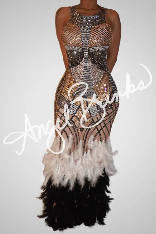 [product_title] – luxury [product_type] with glamorous details – perfect for birthday, red carpet, or girls’ night out | Angel Brinks Fashion