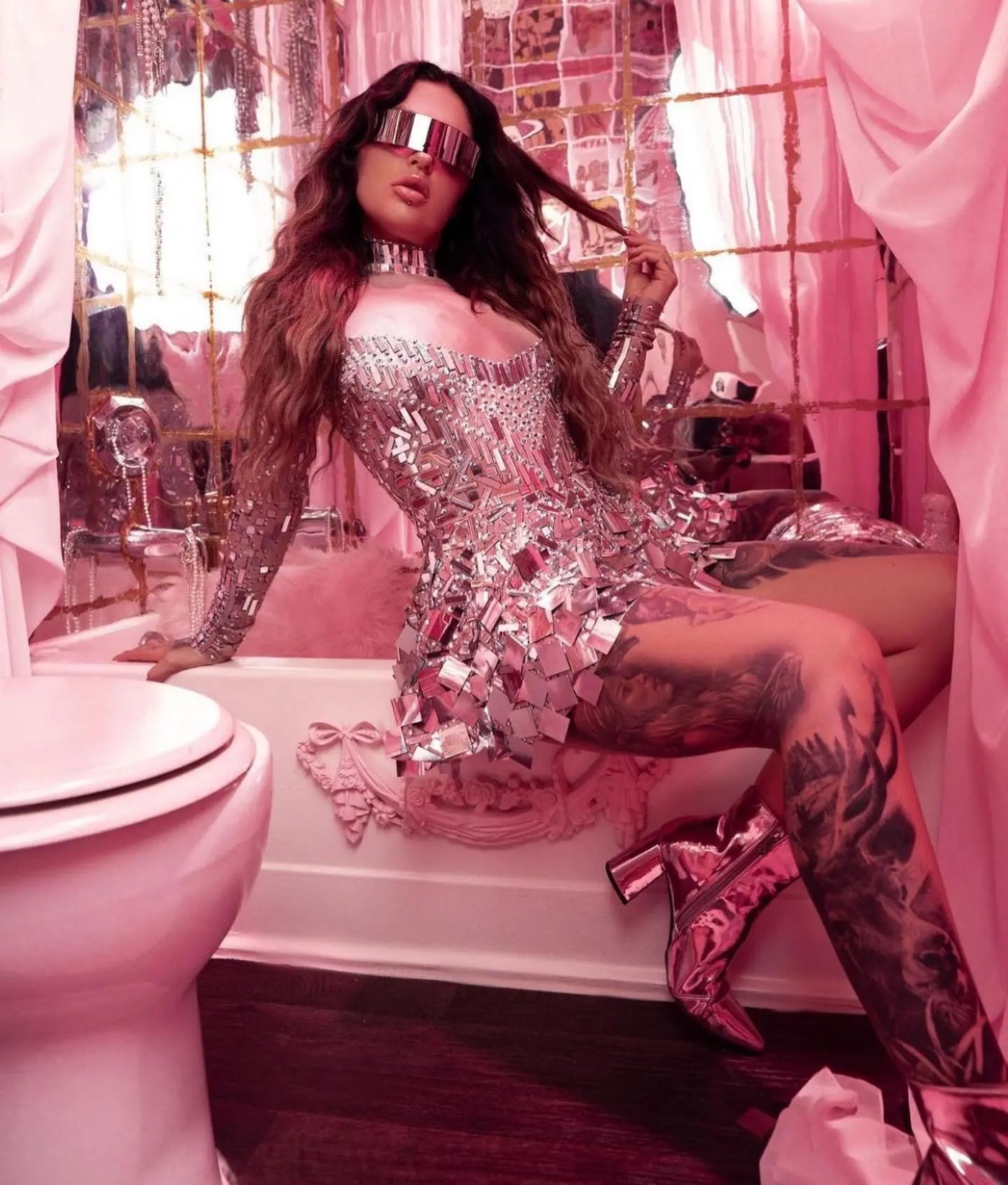 [product_title] – luxury [product_type] with glamorous details – perfect for birthday, red carpet, or girls’ night out | Angel Brinks Fashion