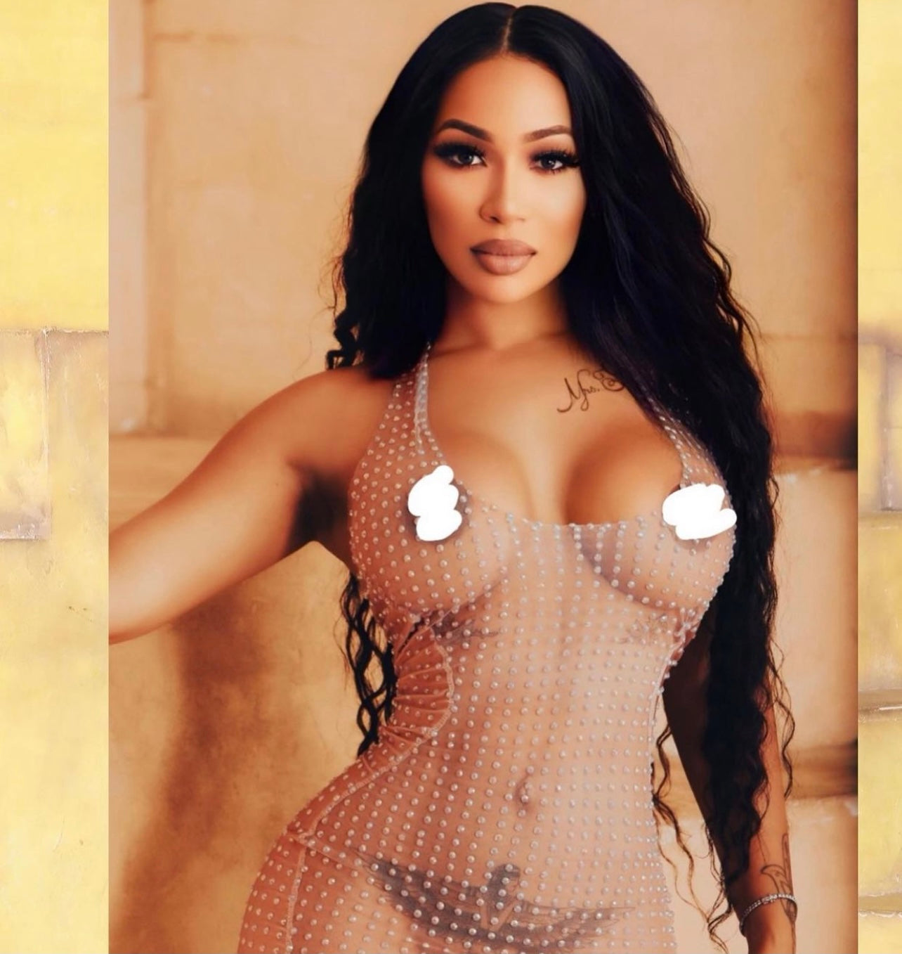 [product_title] – luxury [product_type] with glamorous details – perfect for birthday, red carpet, or girls’ night out | Angel Brinks Fashion