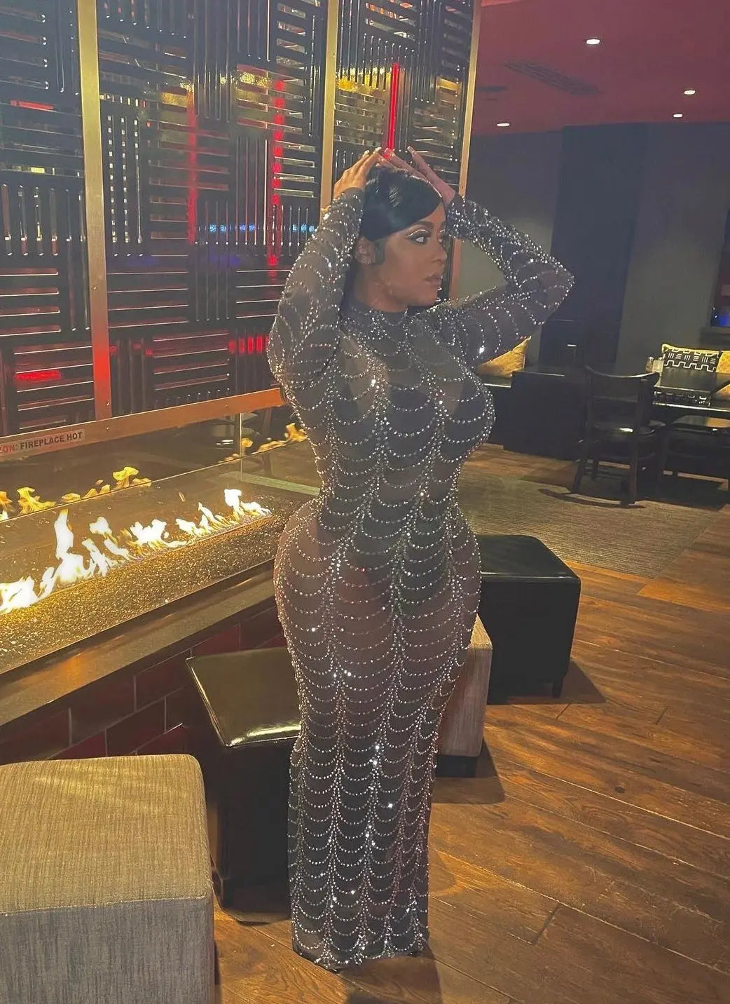 [product_title] – luxury [product_type] with glamorous details – perfect for birthday, red carpet, or girls’ night out | Angel Brinks Fashion