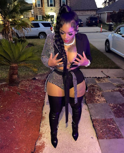 [product_title] – luxury [product_type] with glamorous details – perfect for birthday, red carpet, or girls’ night out | Angel Brinks Fashion