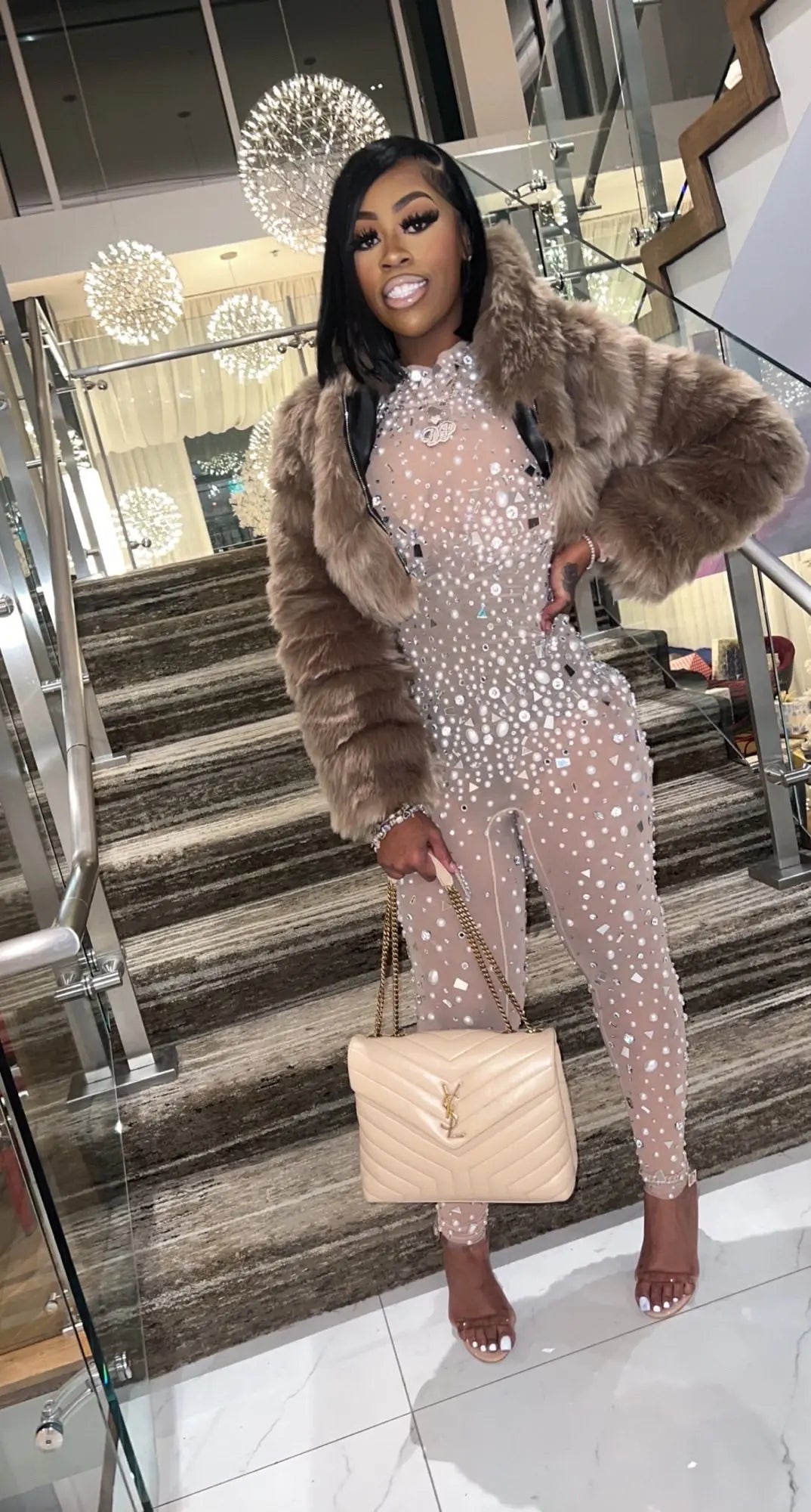 [product_title] – luxury [product_type] with glamorous details – perfect for birthday, red carpet, or girls’ night out | Angel Brinks Fashion