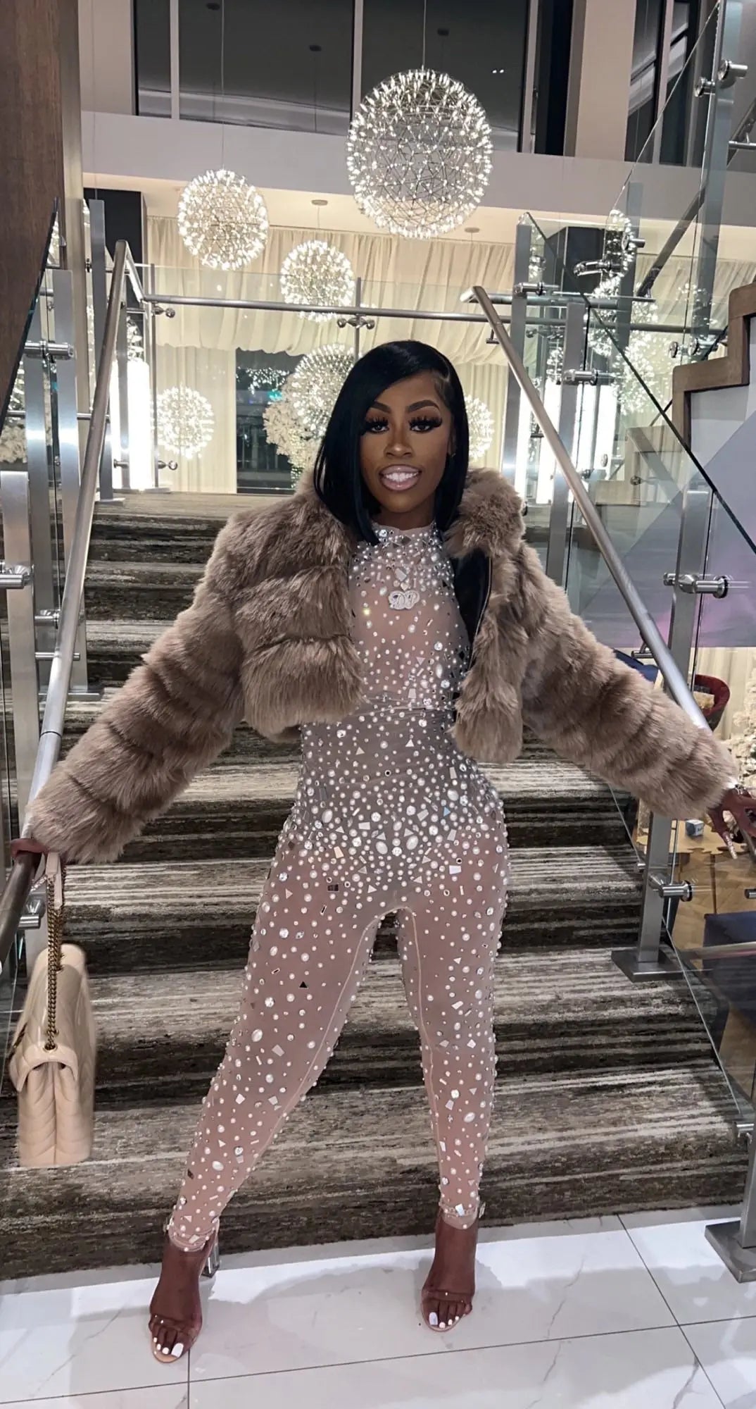 [product_title] – luxury [product_type] with glamorous details – perfect for birthday, red carpet, or girls’ night out | Angel Brinks Fashion