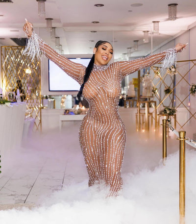 [product_title] – luxury [product_type] with glamorous details – perfect for birthday, red carpet, or girls’ night out | Angel Brinks Fashion