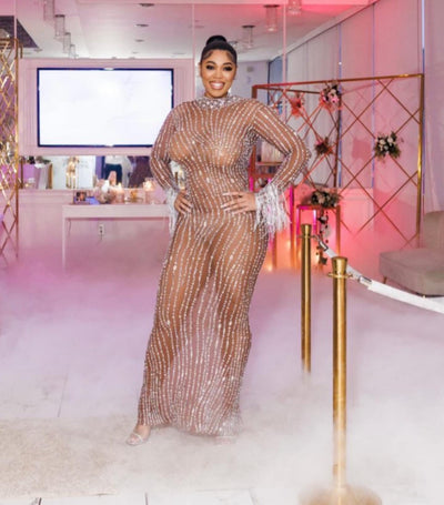 [product_title] – luxury [product_type] with glamorous details – perfect for birthday, red carpet, or girls’ night out | Angel Brinks Fashion