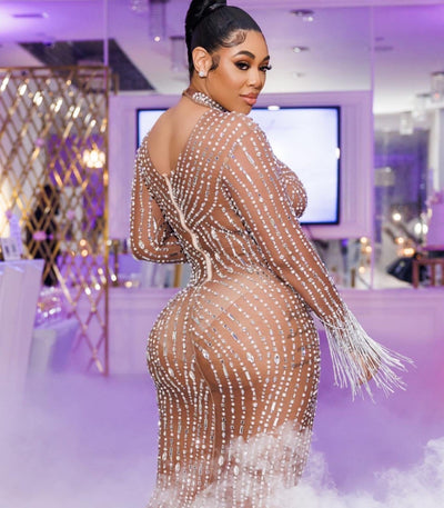 [product_title] – luxury [product_type] with glamorous details – perfect for birthday, red carpet, or girls’ night out | Angel Brinks Fashion