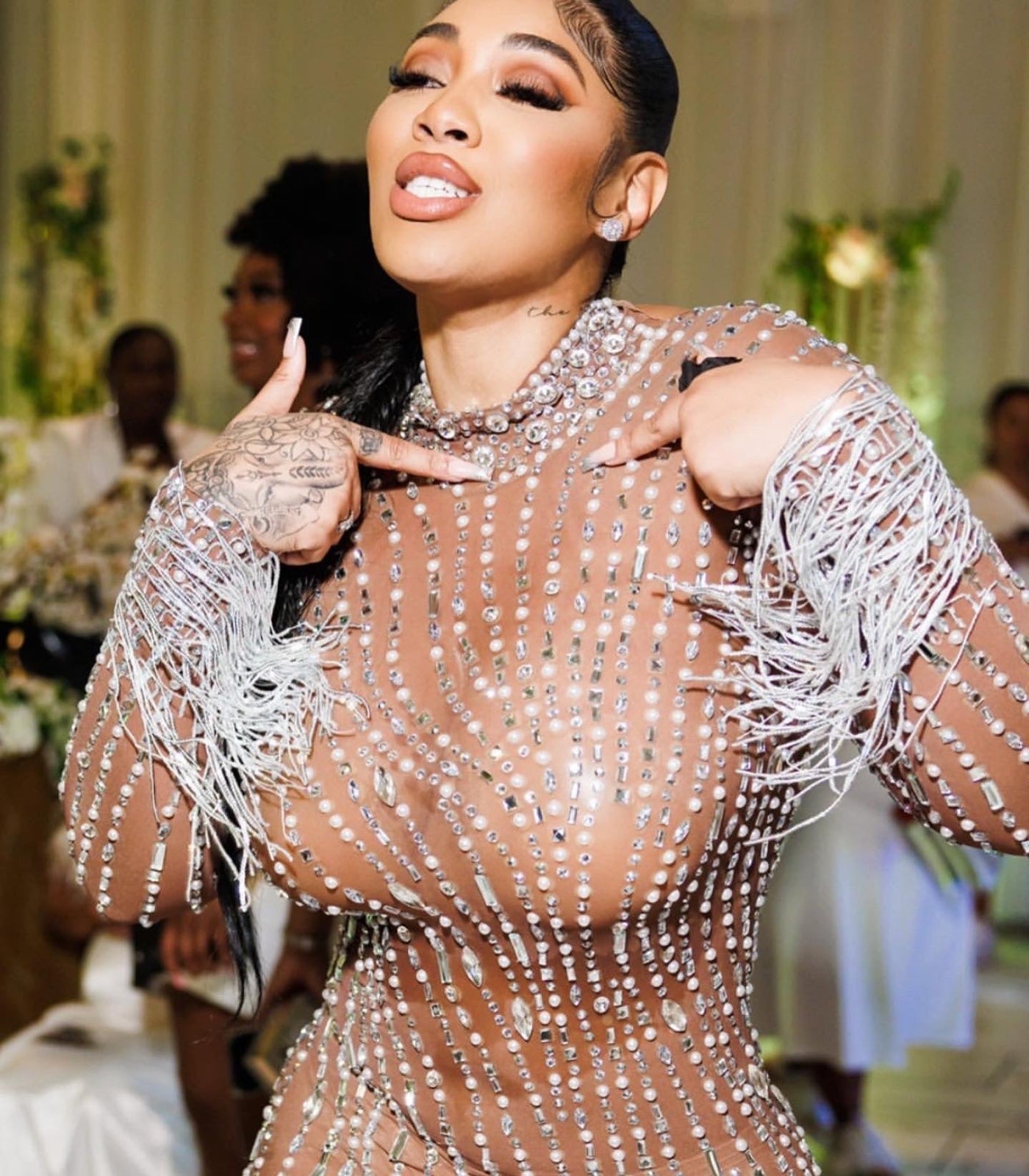 [product_title] – luxury [product_type] with glamorous details – perfect for birthday, red carpet, or girls’ night out | Angel Brinks Fashion