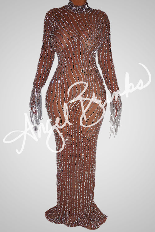 [product_title] – luxury [product_type] with glamorous details – perfect for birthday, red carpet, or girls’ night out | Angel Brinks Fashion