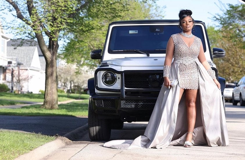 [product_title] – luxury [product_type] with glamorous details – perfect for birthday, red carpet, or girls’ night out | Angel Brinks Fashion