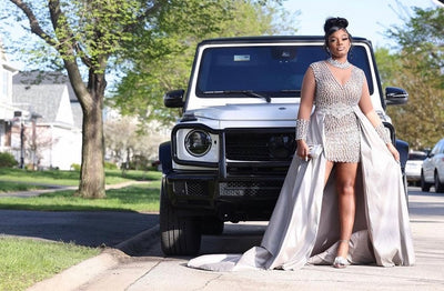[product_title] – luxury [product_type] with glamorous details – perfect for birthday, red carpet, or girls’ night out | Angel Brinks Fashion