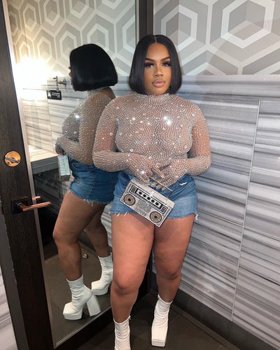 [product_title] – luxury [product_type] with glamorous details – perfect for birthday, red carpet, or girls’ night out | Angel Brinks Fashion