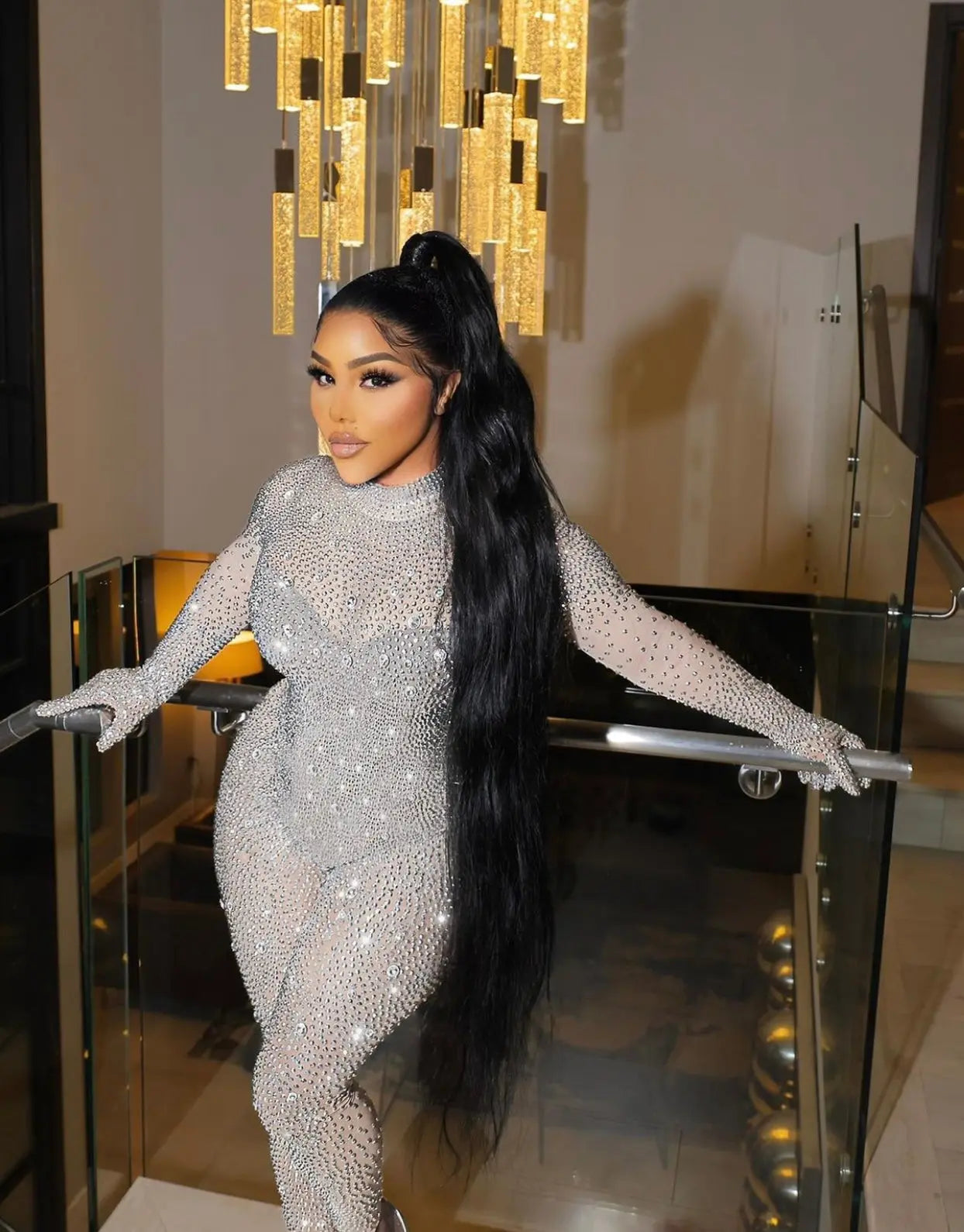[product_title] – luxury [product_type] with glamorous details – perfect for birthday, red carpet, or girls’ night out | Angel Brinks Fashion
