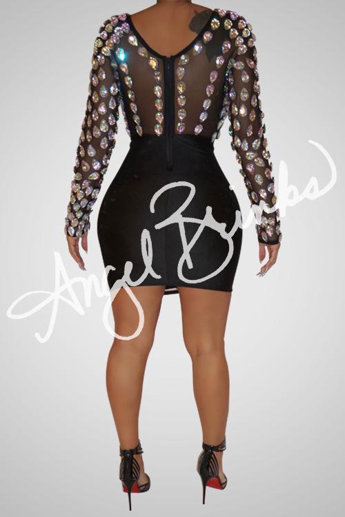 [product_title] – luxury [product_type] with glamorous details – perfect for birthday, red carpet, or girls’ night out | Angel Brinks Fashion