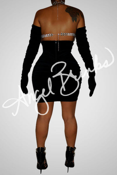 [product_title] – luxury [product_type] with glamorous details – perfect for birthday, red carpet, or girls’ night out | Angel Brinks Fashion