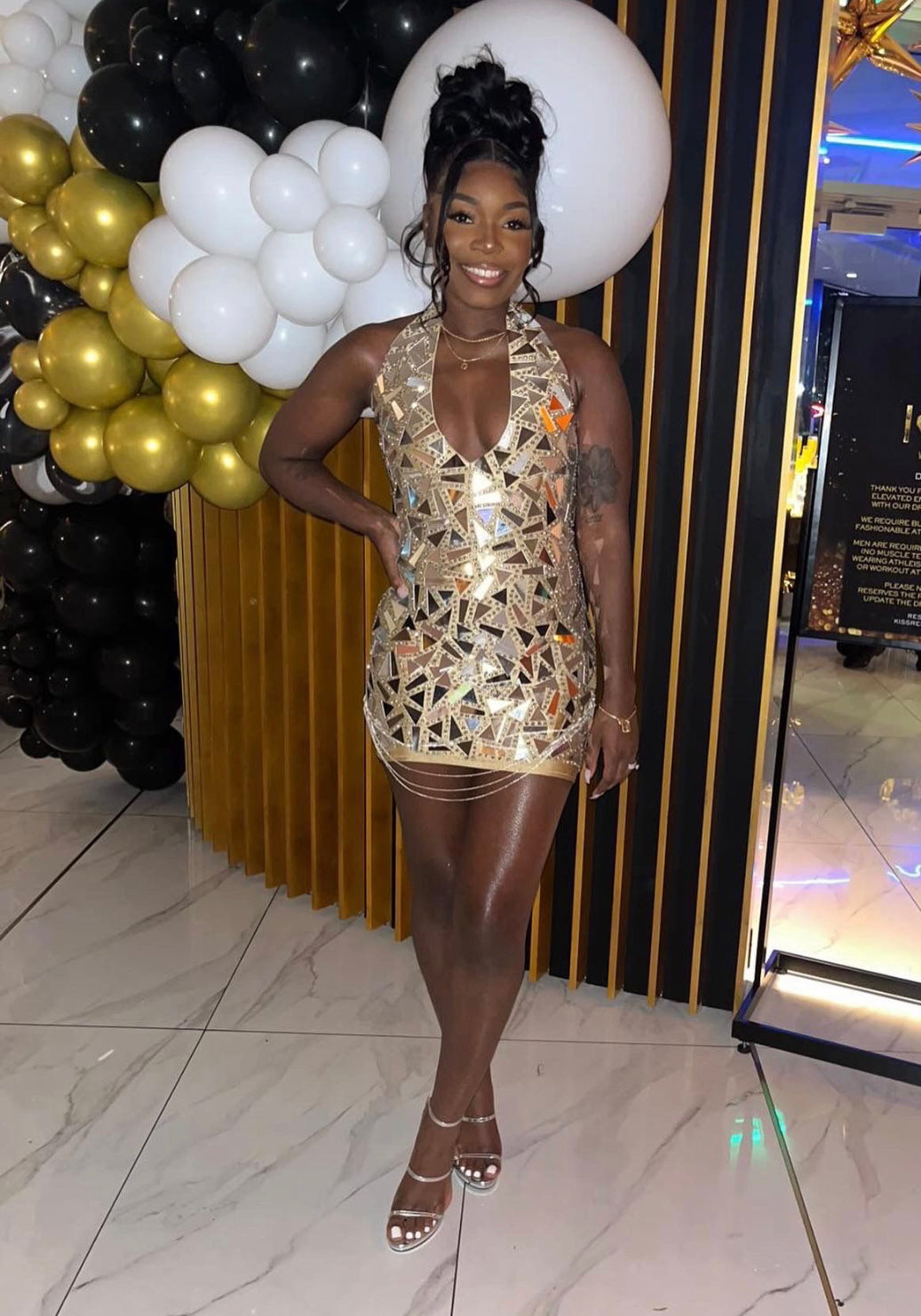 [product_title] – luxury [product_type] with glamorous details – perfect for birthday, red carpet, or girls’ night out | Angel Brinks Fashion