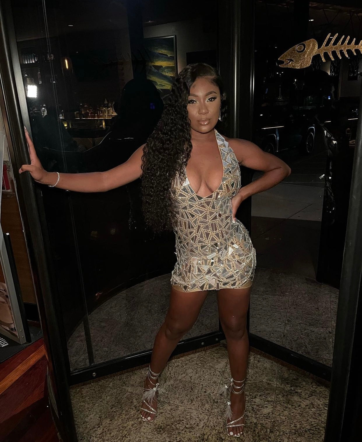 [product_title] – luxury [product_type] with glamorous details – perfect for birthday, red carpet, or girls’ night out | Angel Brinks Fashion
